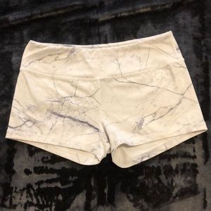 Savage barbell booty shorts